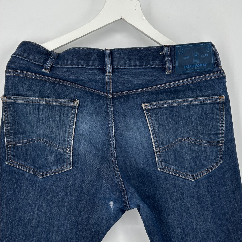 Patagonia Worn Wear Straight Fit Men's Jeans Dark Wash Size 32 X 30 - Picture 6 of 12